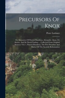 Couverture_Precursors Of Knox