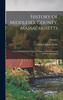 Front cover_History of Middlesex County, Massachusetts
