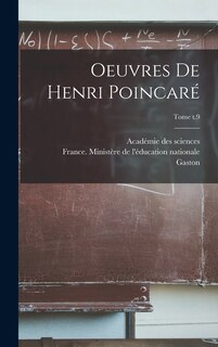 Front cover_Oeuvres de Henri Poincaré; Tome t.9