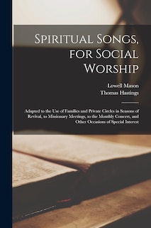 Couverture_Spiritual Songs, for Social Worship