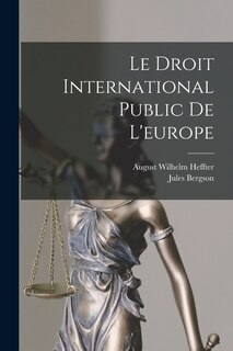 Couverture_Le Droit International Public De L'europe