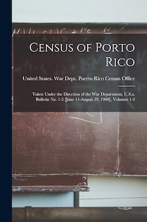 Front cover_Census of Porto Rico