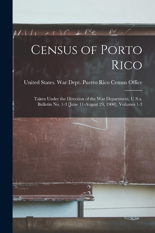 Front cover_Census of Porto Rico