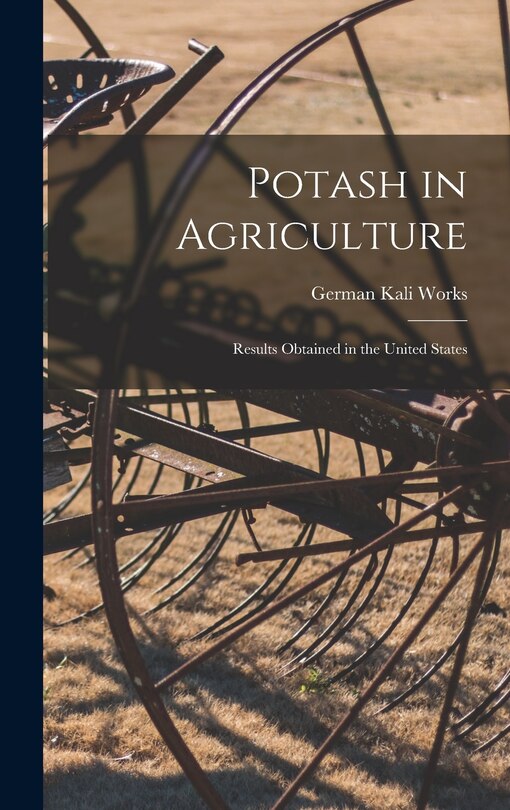 Front cover_Potash in Agriculture