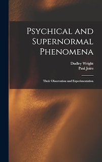 Front cover_Psychical and Supernormal Phenomena