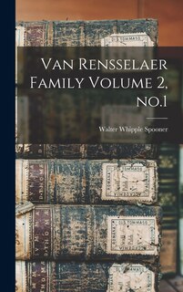 Couverture_Van Rensselaer Family Volume 2, no.1