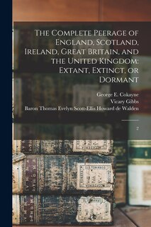 Couverture_The Complete Peerage of England, Scotland, Ireland, Great Britain, and the United Kingdom