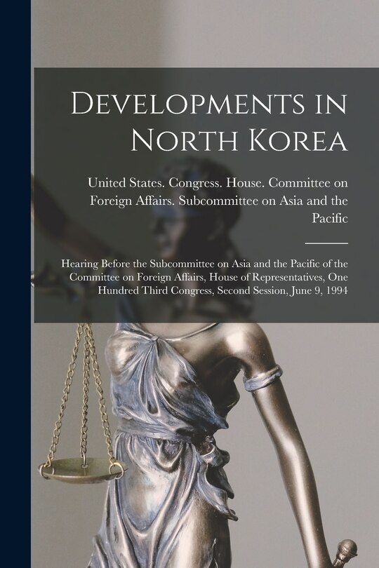 Couverture_Developments in North Korea