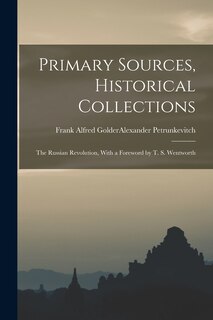 Front cover_Primary Sources, Historical Collections