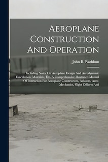 Front cover_Aeroplane Construction And Operation