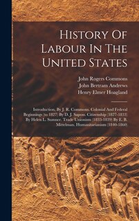 Couverture_History Of Labour In The United States