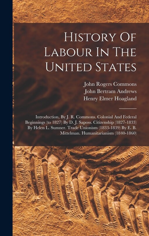 Couverture_History Of Labour In The United States