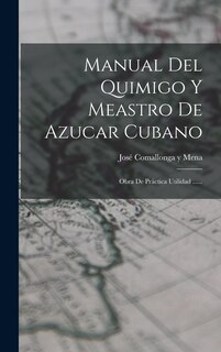 Couverture_Manual Del Quimigo Y Meastro De Azucar Cubano