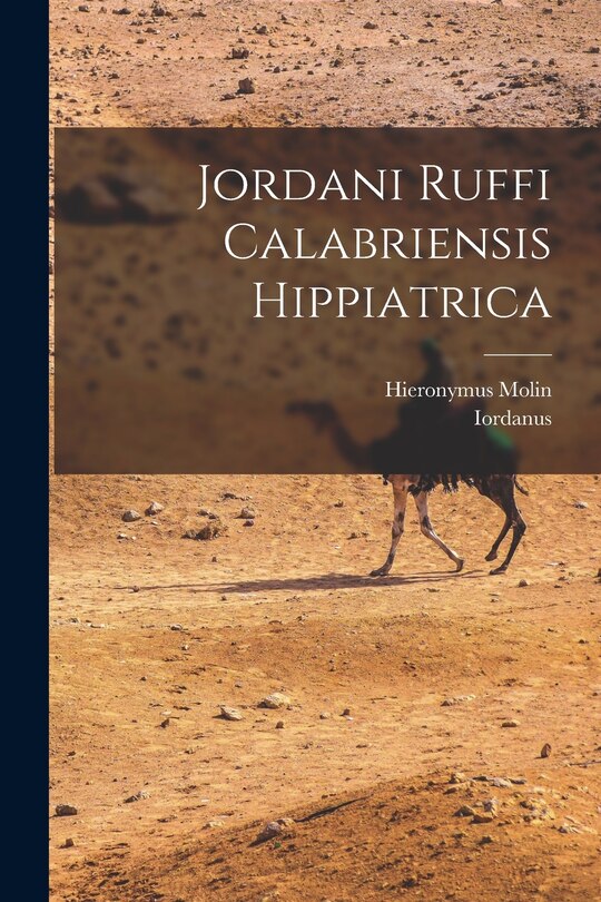 Front cover_Jordani Ruffi Calabriensis Hippiatrica