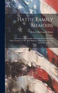 Front cover_Hattie Family Memoirs