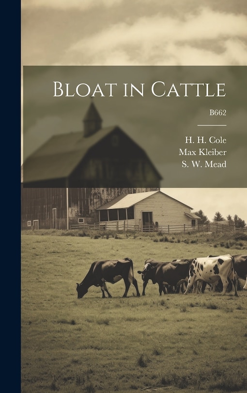 Front cover_Bloat in Cattle; B662