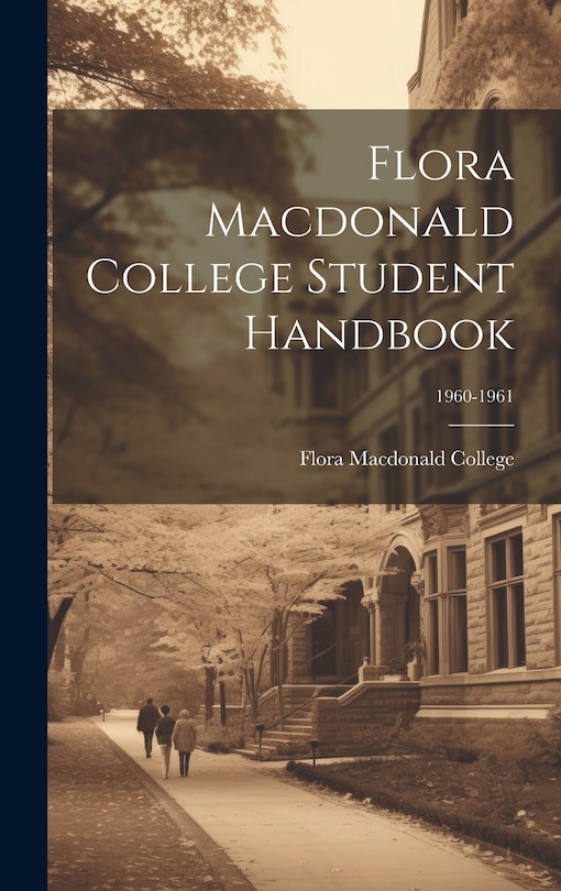 Front cover_Flora Macdonald College Student Handbook; 1960-1961