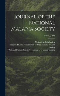 Couverture_Journal of the National Malaria Society; 9