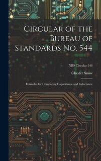 Front cover_Circular of the Bureau of Standards No. 544
