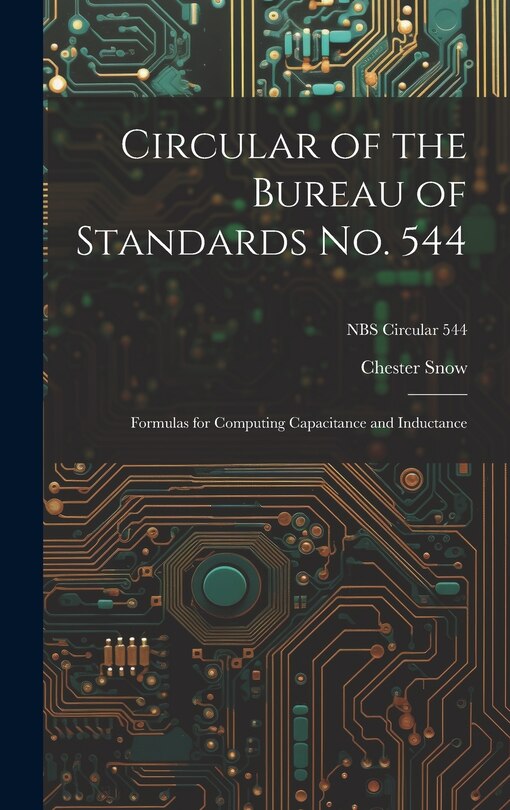 Front cover_Circular of the Bureau of Standards No. 544