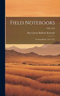 Front cover_Field Notebooks