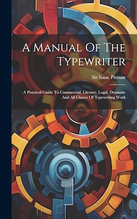 Couverture_A Manual Of The Typewriter