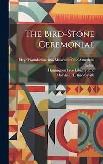 Front cover_The Bird-stone Ceremonial