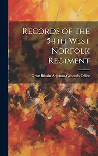 Couverture_Records of the 54th West Norfolk Regiment