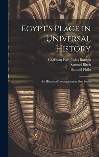 Front cover_Egypt's Place in Universal History