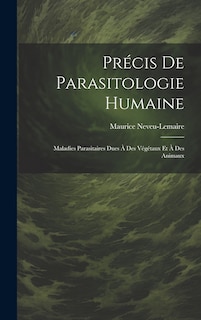 Front cover_Précis De Parasitologie Humaine
