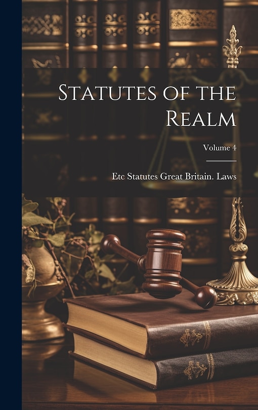 Front cover_Statutes of the Realm; Volume 4