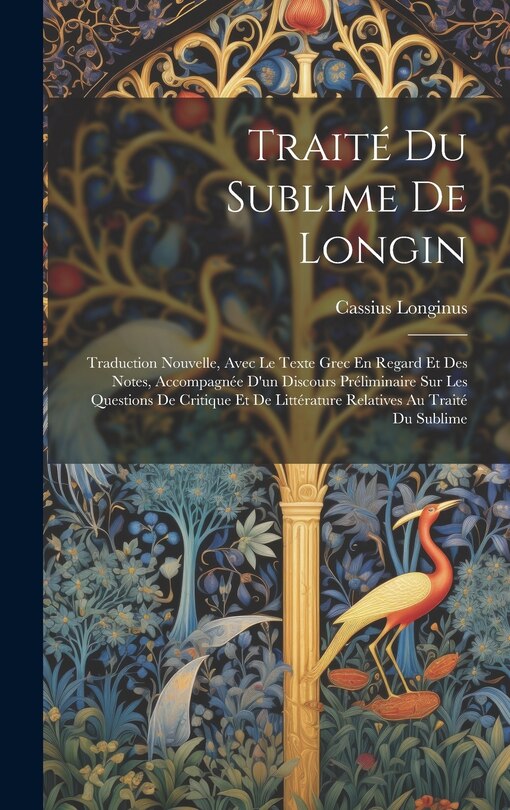 Front cover_Traité Du Sublime De Longin
