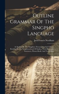 Front cover_Outline Grammar Of The Singpho Language