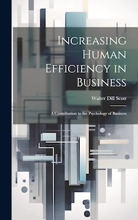 Couverture_Increasing Human Efficiency in Business