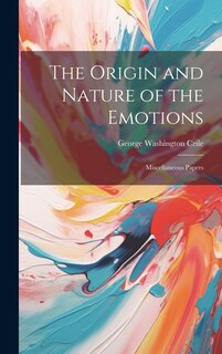Front cover_The Origin and Nature of the Emotions