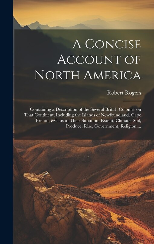 Front cover_A Concise Account of North America