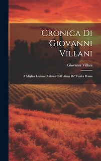 Couverture_Cronica di Giovanni Villani