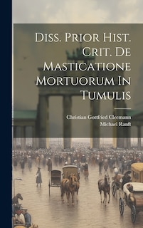 Front cover_Diss. Prior Hist. Crit. De Masticatione Mortuorum In Tumulis