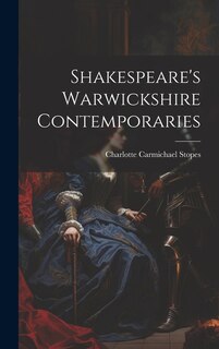 Couverture_Shakespeare's Warwickshire Contemporaries