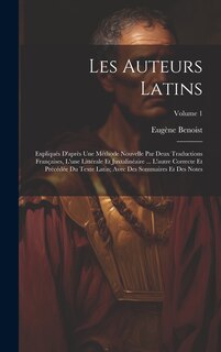 Front cover_Les Auteurs Latins