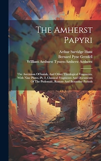 Front cover_The Amherst Papyri