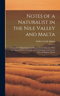 Front cover_Notes of a Naturalist in the Nile Valley and Malta