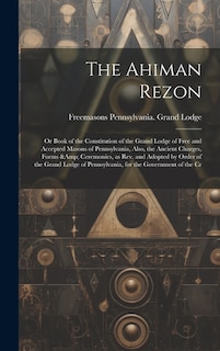 Front cover_The Ahiman Rezon