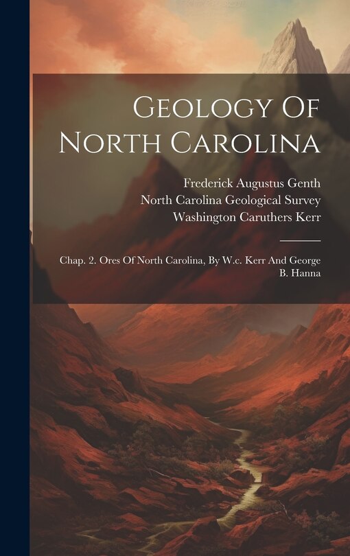 Front cover_Geology Of North Carolina