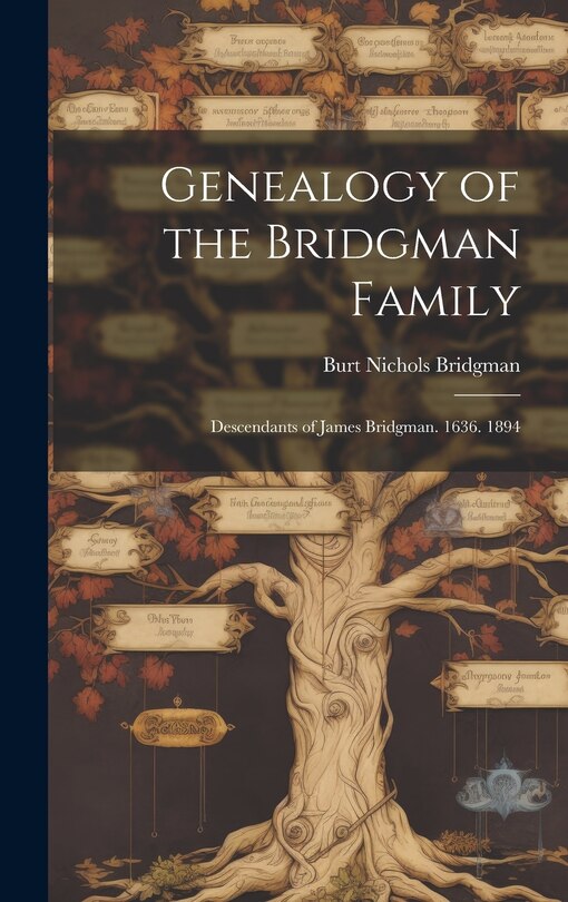 Couverture_Genealogy of the Bridgman Family