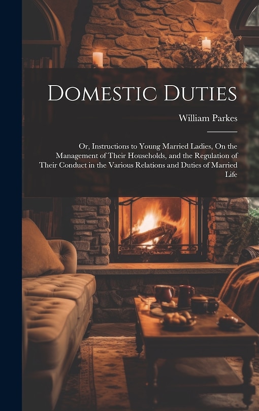 Front cover_Domestic Duties; Or, Instructions to Young Married Ladies, On the Management of Their Households, and the Regulation of Their Conduct in the Various Relations and Duties of Married Life