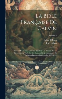 Front cover_La Bible Française De Calvin