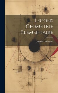 Front cover_Lecons Geometrie Elementaire