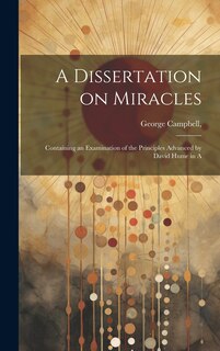 Couverture_A Dissertation on Miracles
