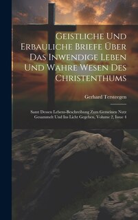 Front cover_Geistliche Und Erbauliche Briefe Über Das Inwendige Leben Und Wahre Wesen Des Christenthums